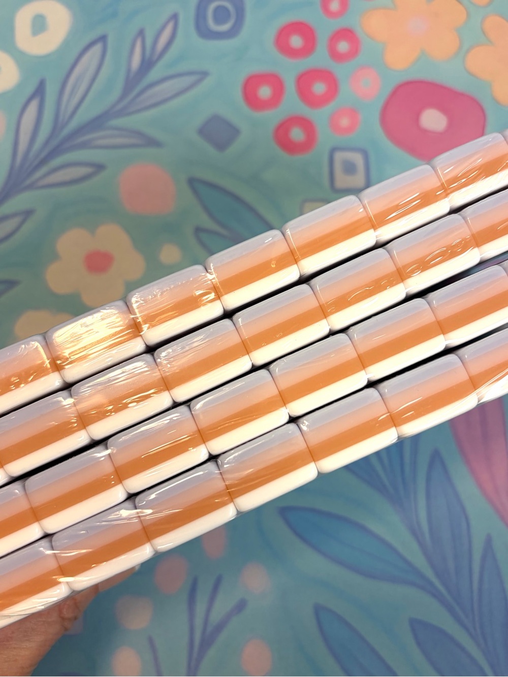 Lavender Mahjong Tiles πποΈπ©΅ and Tile Bag - Picture 9 of 10